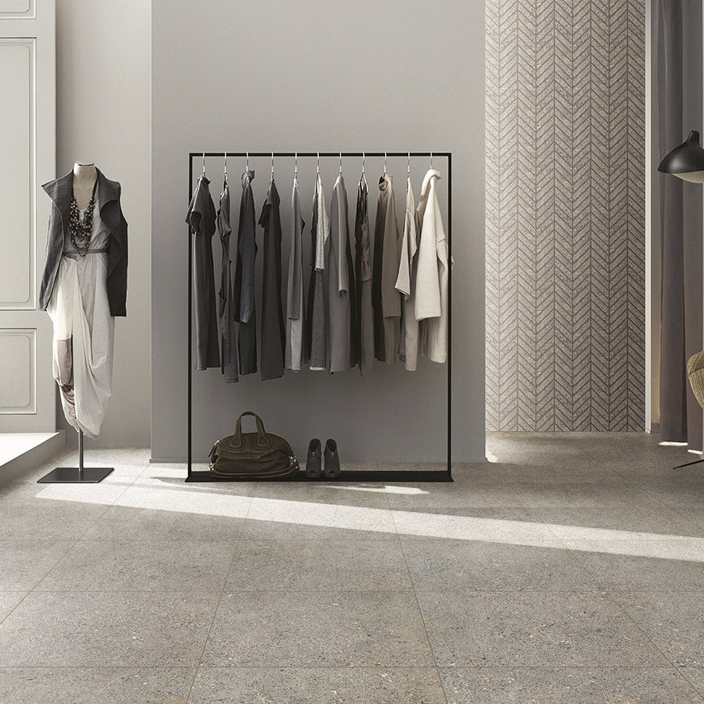 Atlanta Light Grey 300x600 Lappato Porcelain Tile