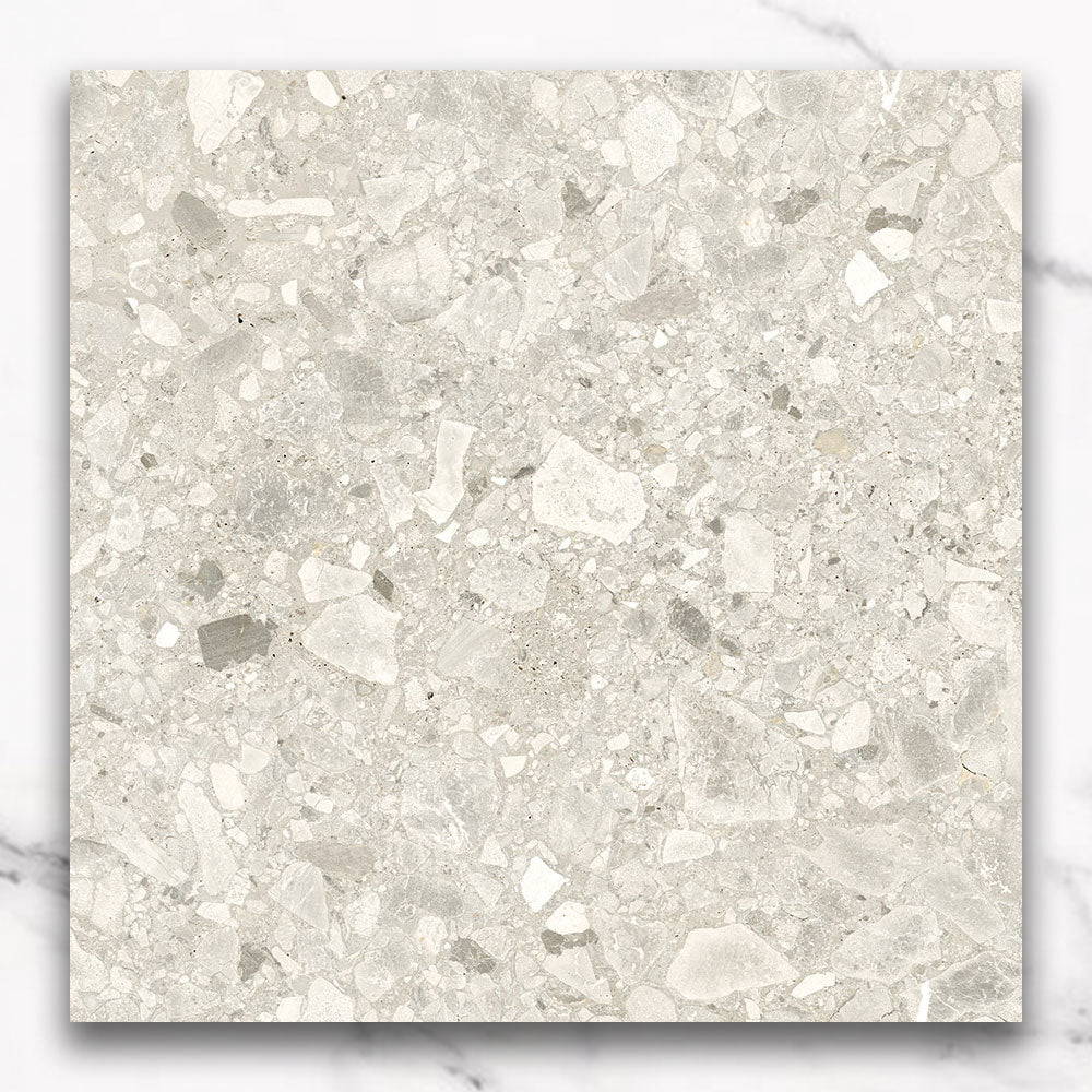 Bergamo Beige 300x300 Matt Terrazzo Porcelain Tile