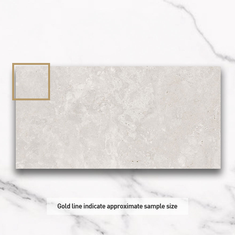 Cantabria White 300X600 Matt CC Travertine Look Porcelain Tiles