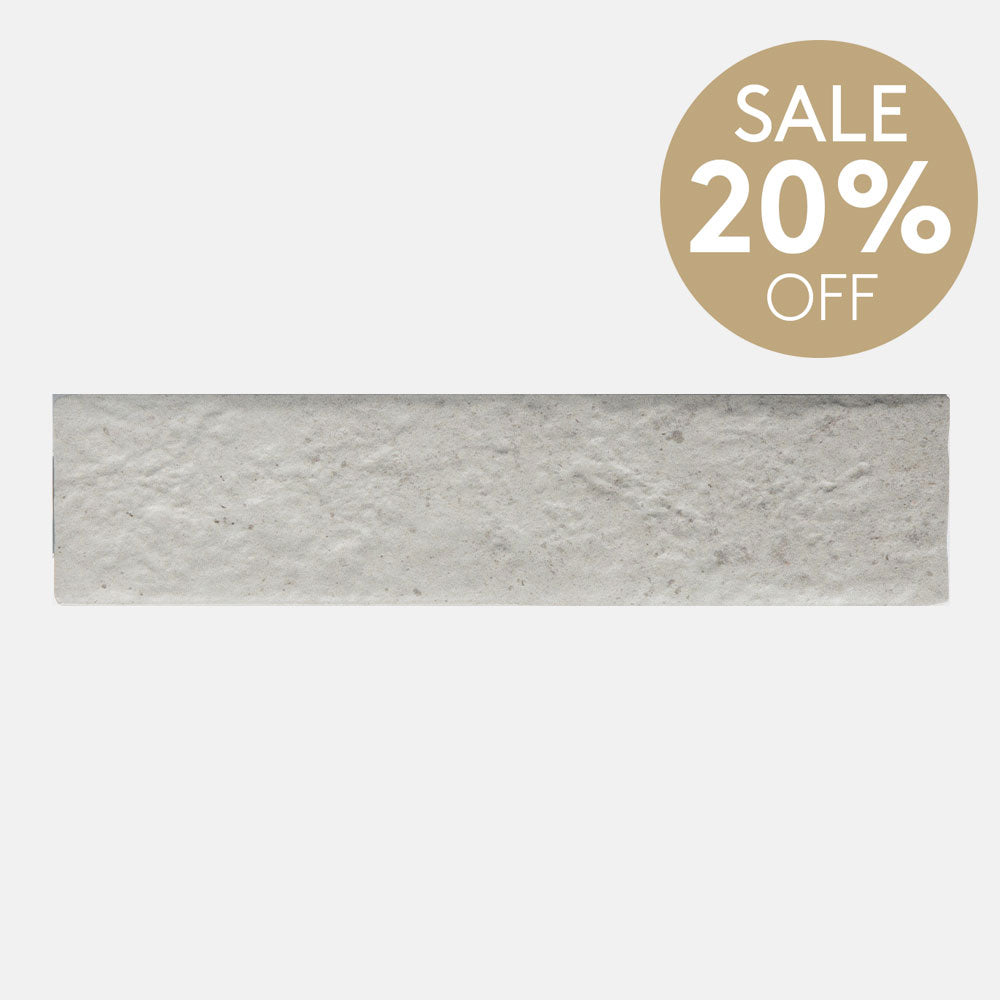 Capri Seashell Grey 60x250 Brick Look Subway Tile