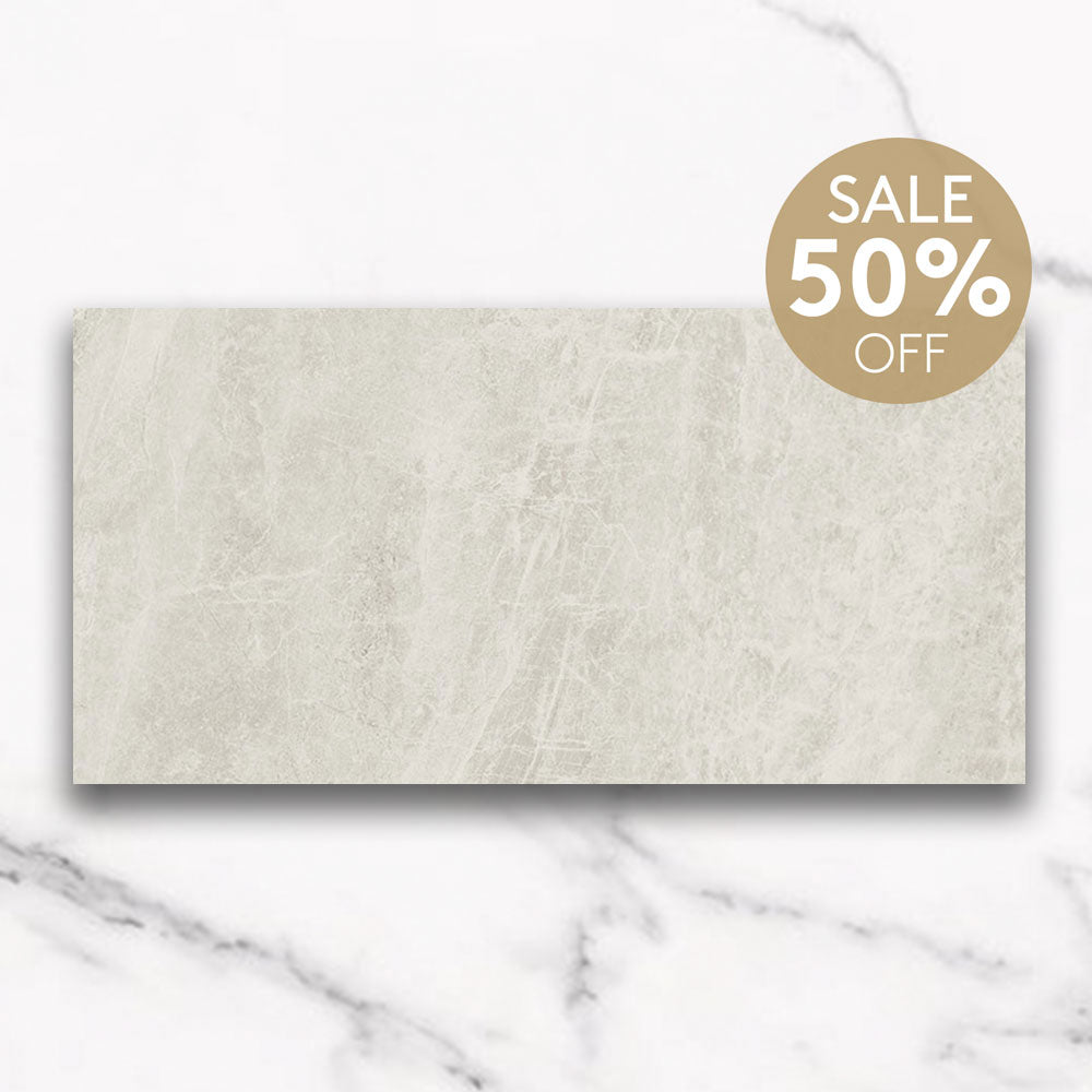 Caspian White 600X1200 Matt Porcelain Tile