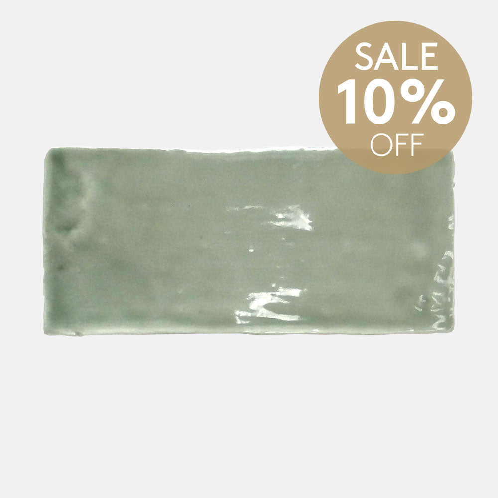 Evolution Sage Green 75x150 Gloss Subway Tile