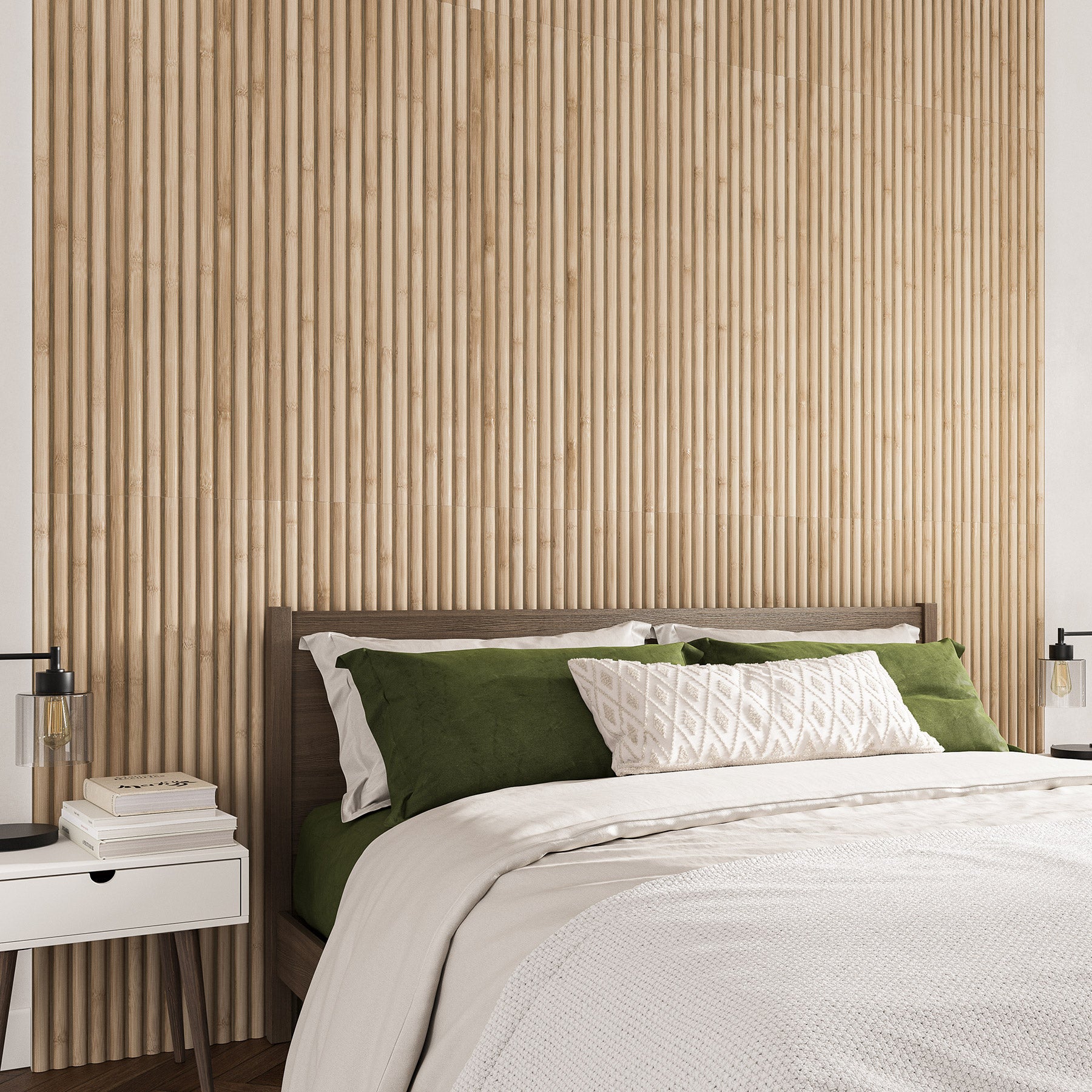 Florence Bamboo Oak 400x1200 Porcelain Wall Tile
