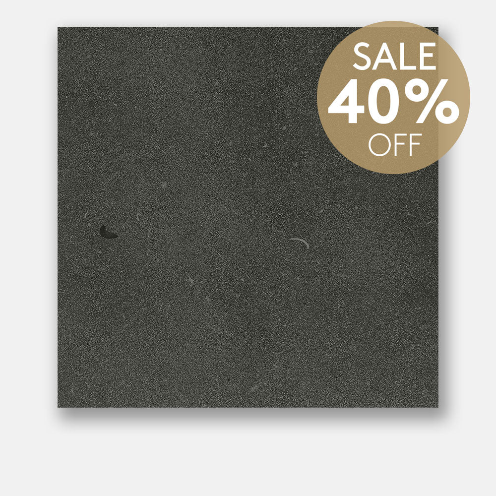 Fugue Charcoal 600x600 Lappato Concrete Look Porcelain Tile