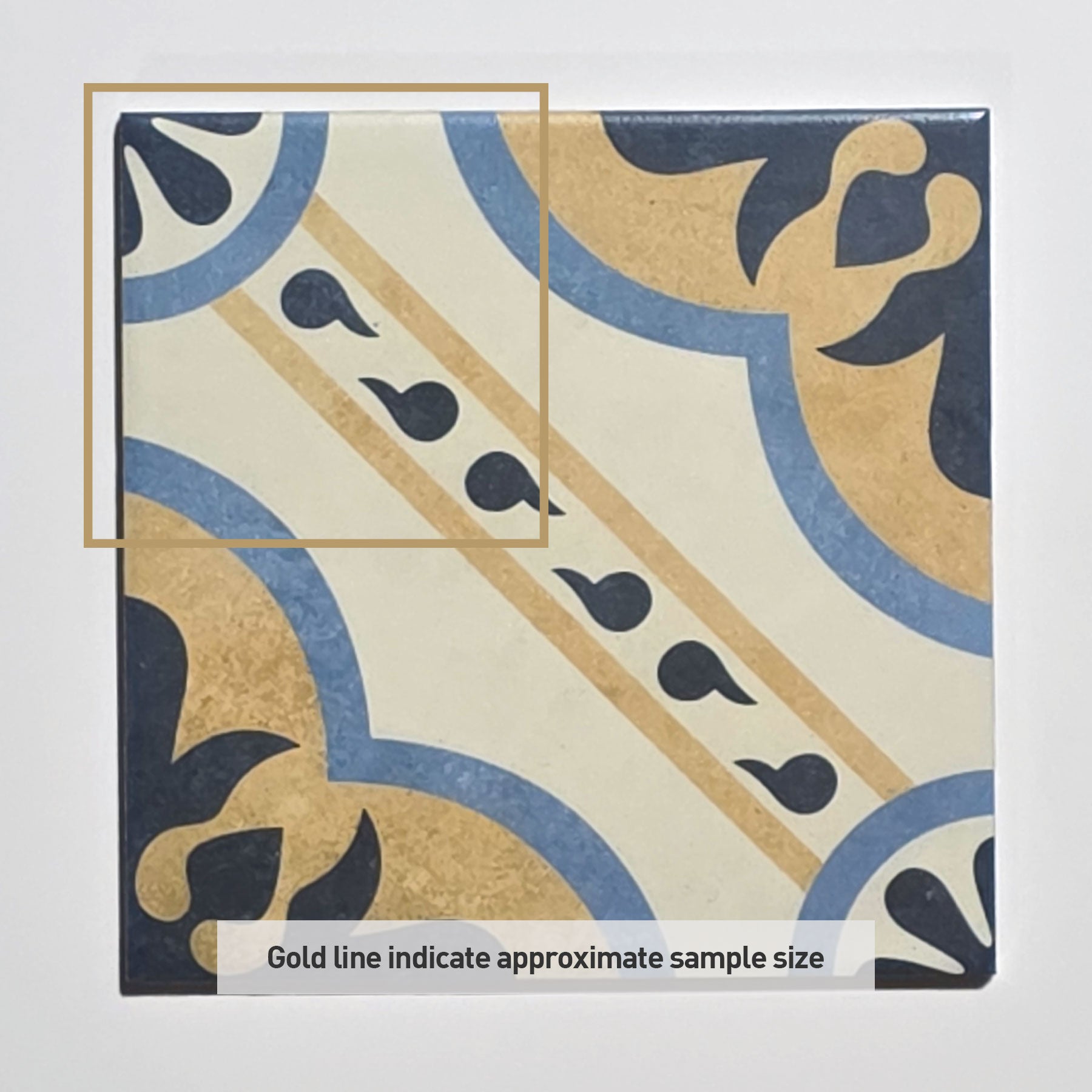 Heritage Merida Encaustic Look 200x200 Matt Tile