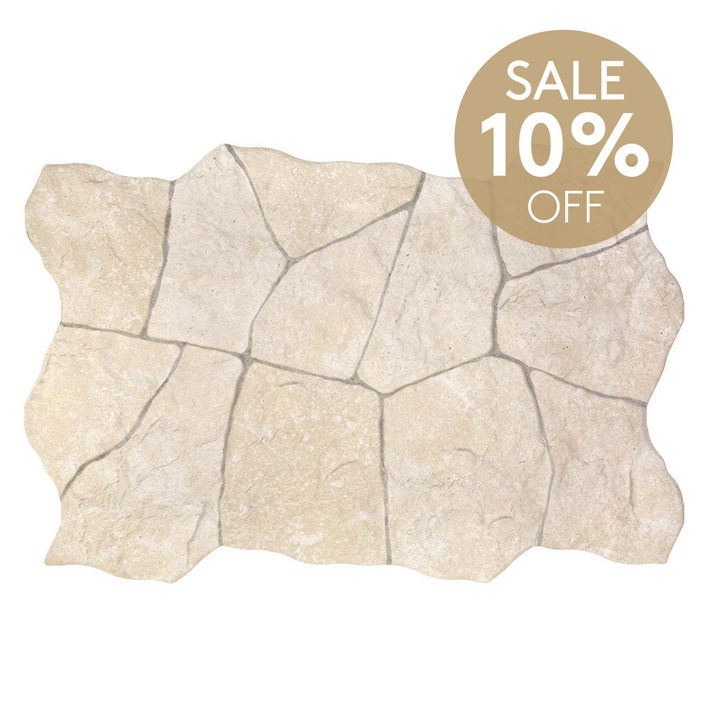 Kalbarri Ivory 400x620 Interlocking Porcelain Floor/Wall Cladding Tile