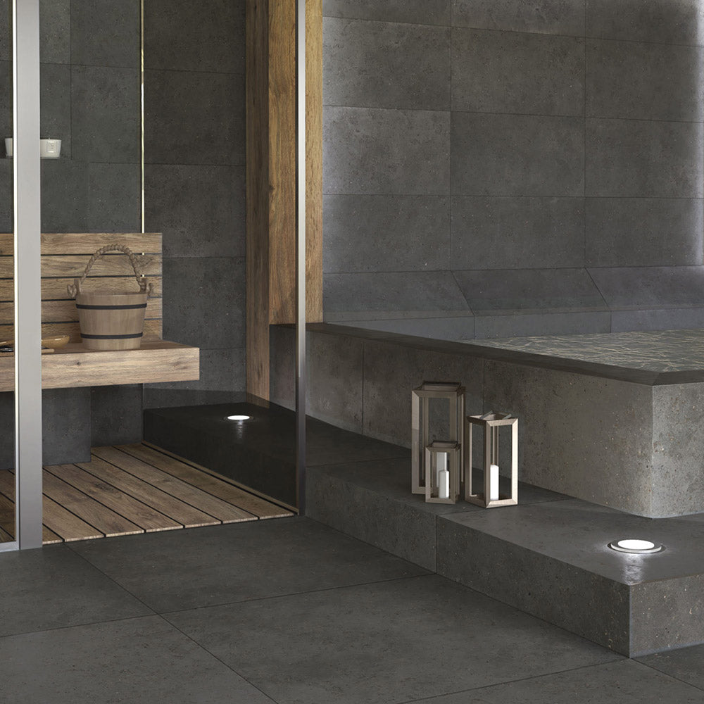 Leppora Dark 1000x1000 Stone Look Outdoor Porcelain Tile