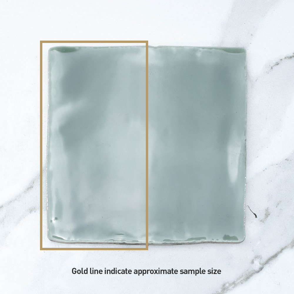 Manhattan Verde Militare 100x100 Gloss Subway Tile