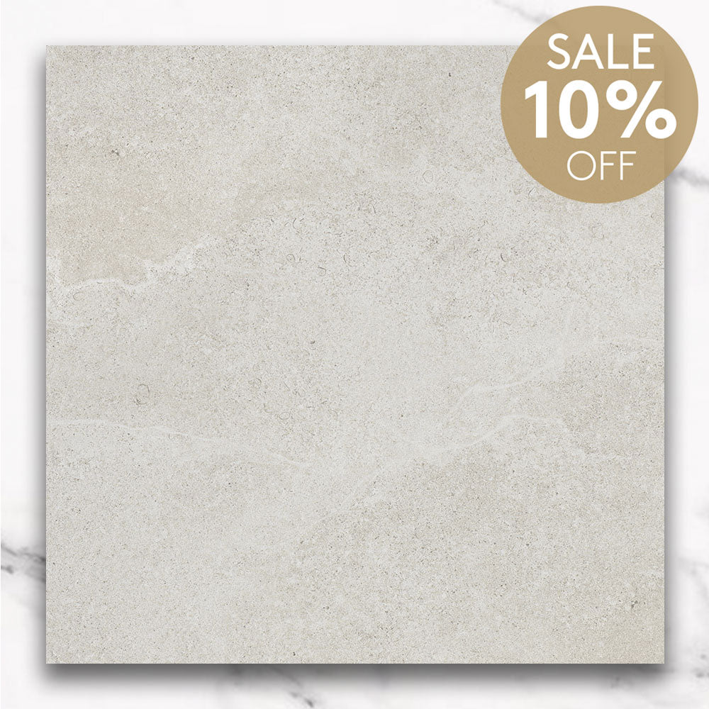 Magione White 600X600 Matt Porcelain Tile