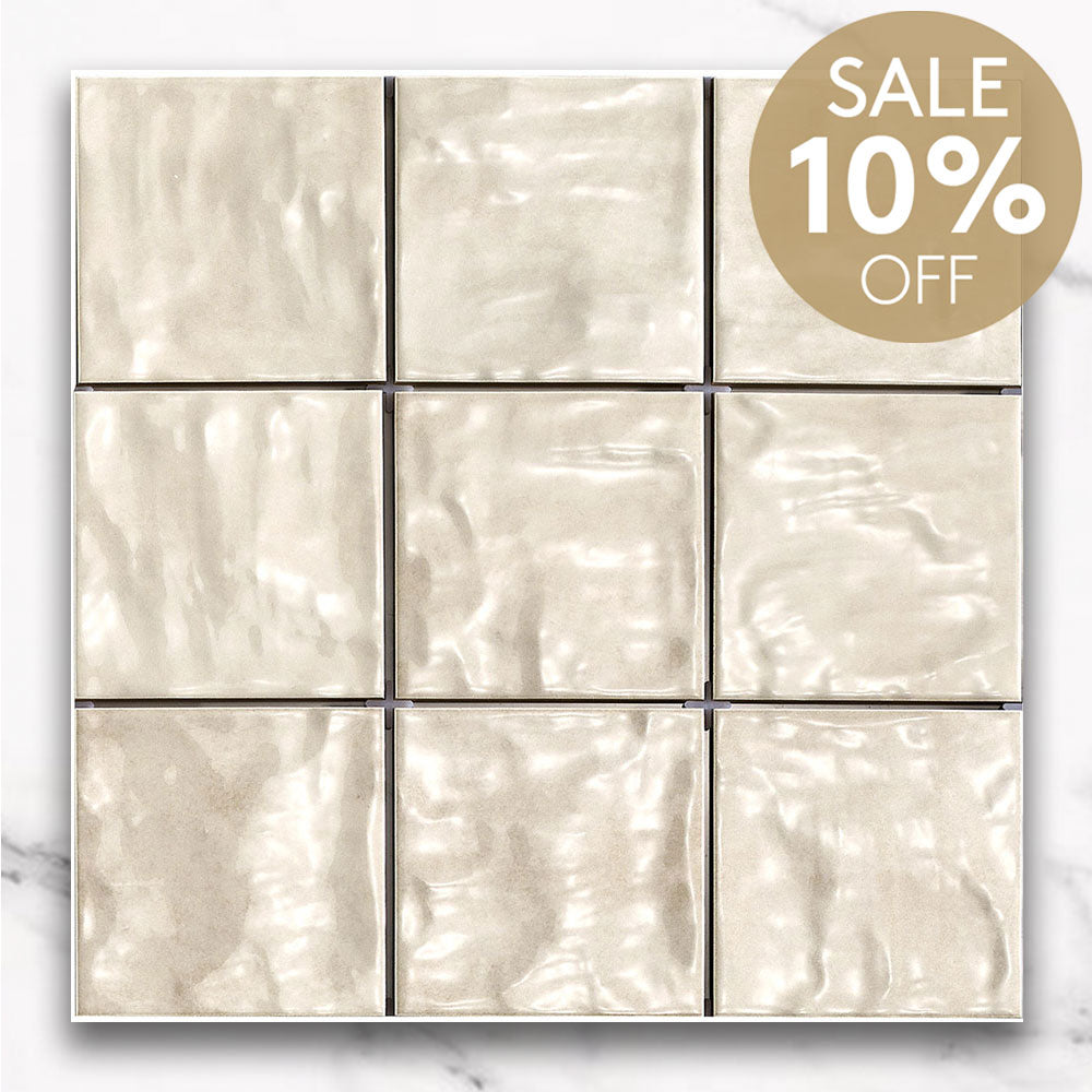 Marrakesh Beige 120X120 Zellige Gloss Square Tile