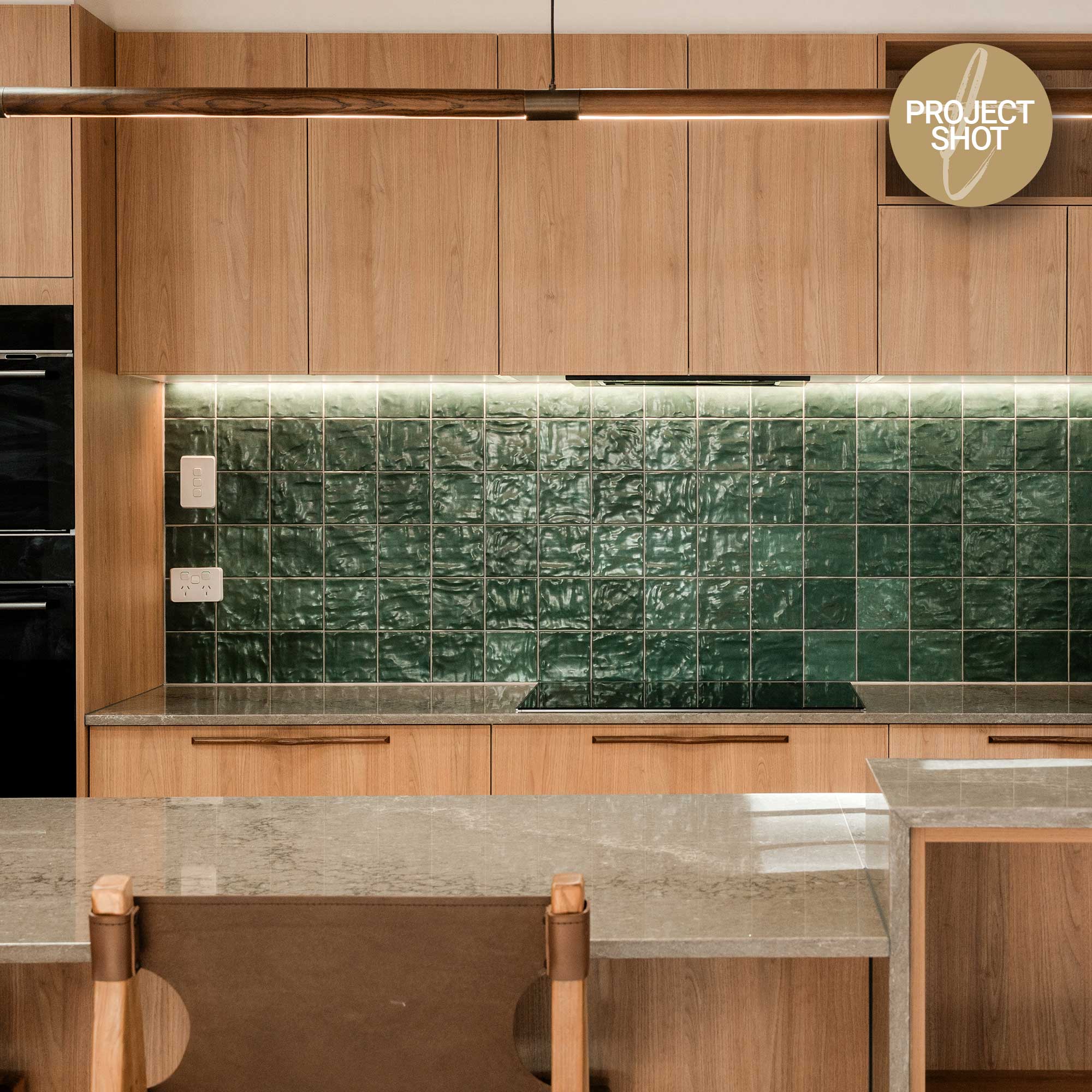 Marrakesh Green 120X120 Zellige Gloss Square Tile