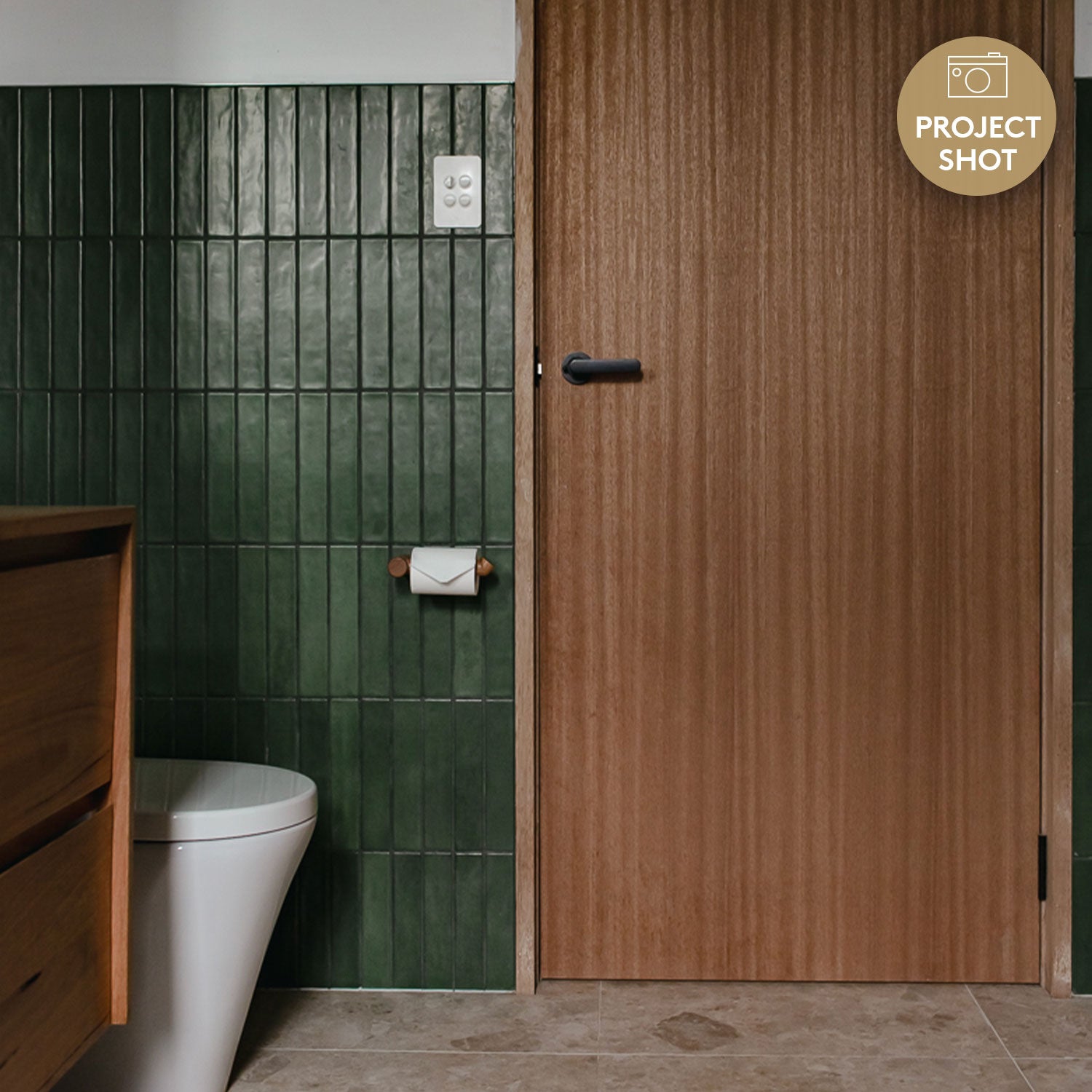 Marrakesh Green 250x50 Zellige Matt Subway Tile