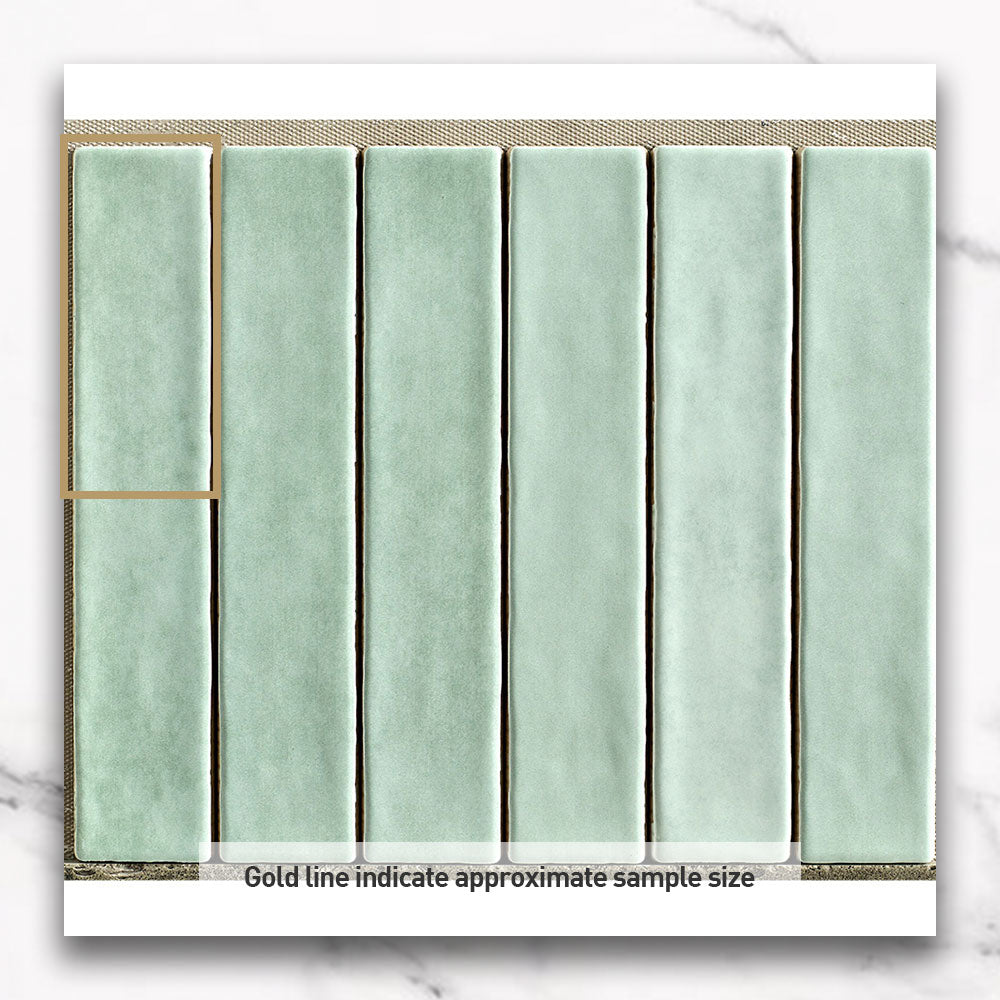 Marrakesh Mint 250x50 Zellige Matt Subway Tile