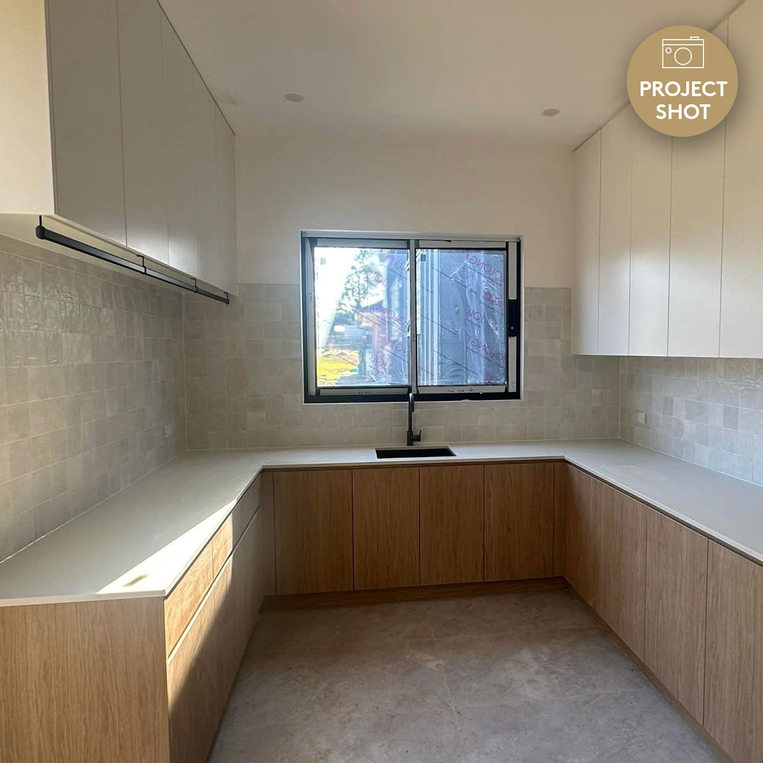 Marrakesh White 120X120 Zellige Matt Square Tile