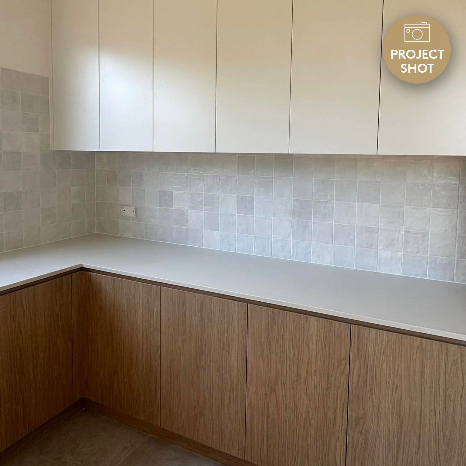 Marrakesh White 120X120 Zellige Matt Square Tile