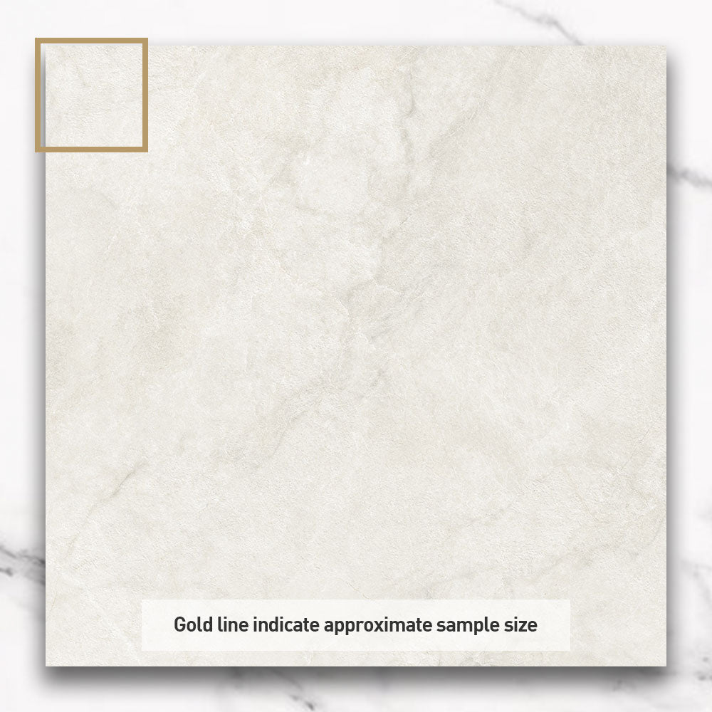 Messina Bianco 600x600 Matt Stone Look Porcelain Tile