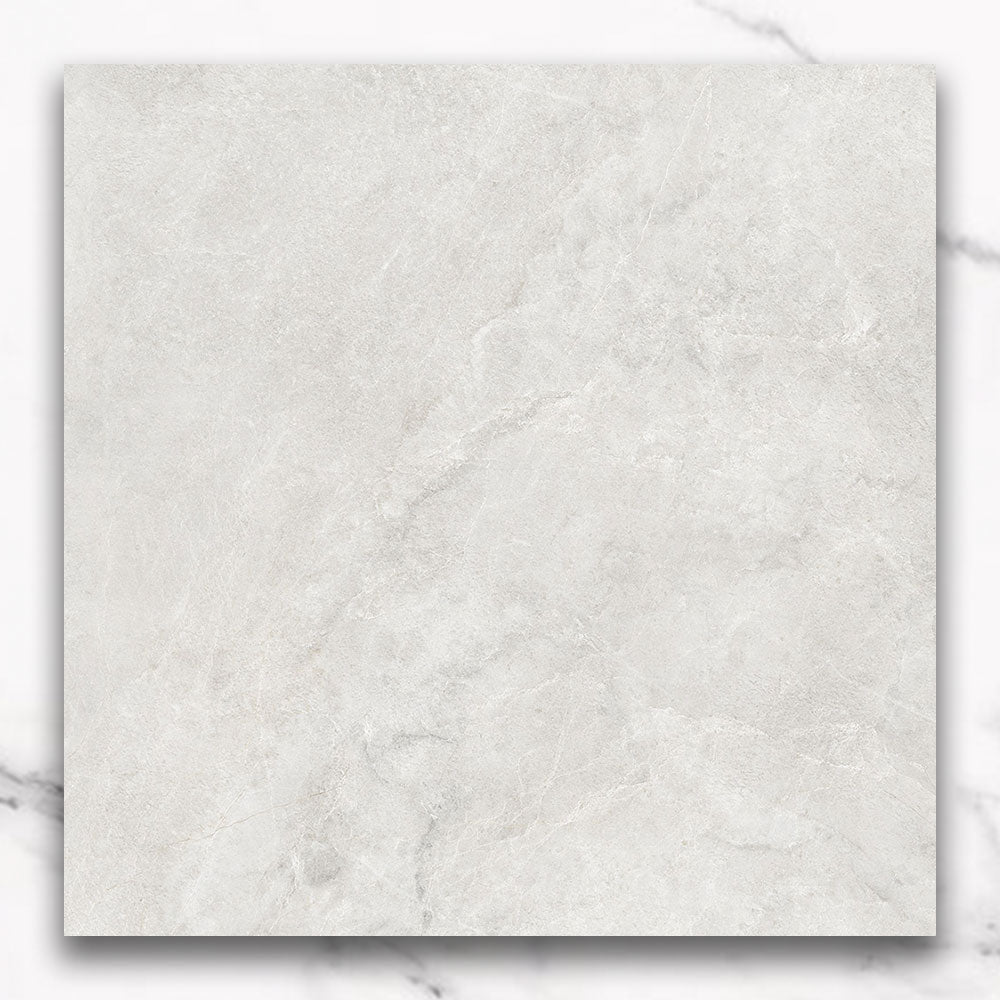 Messina Silver 600x600 Matt Stone Look Porcelain Tile