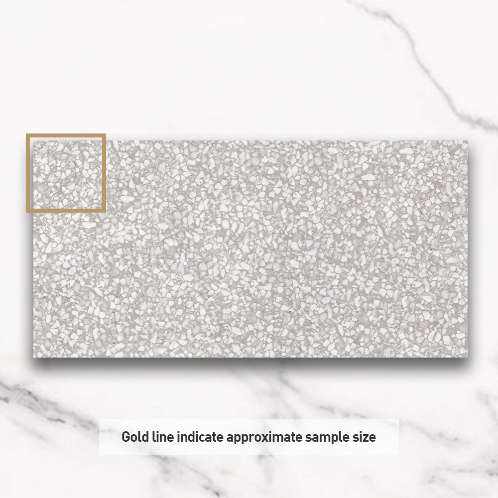 Milano Grey 300x600 Matt Terrazzo Porcelain Tile