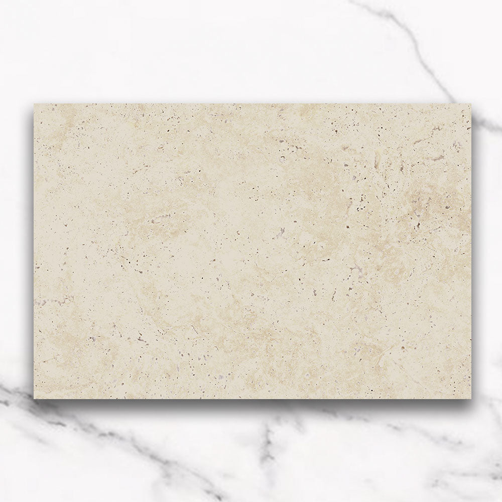 Milos Ivory 440x600 Travertine CC Outdoor Porcelain Tile