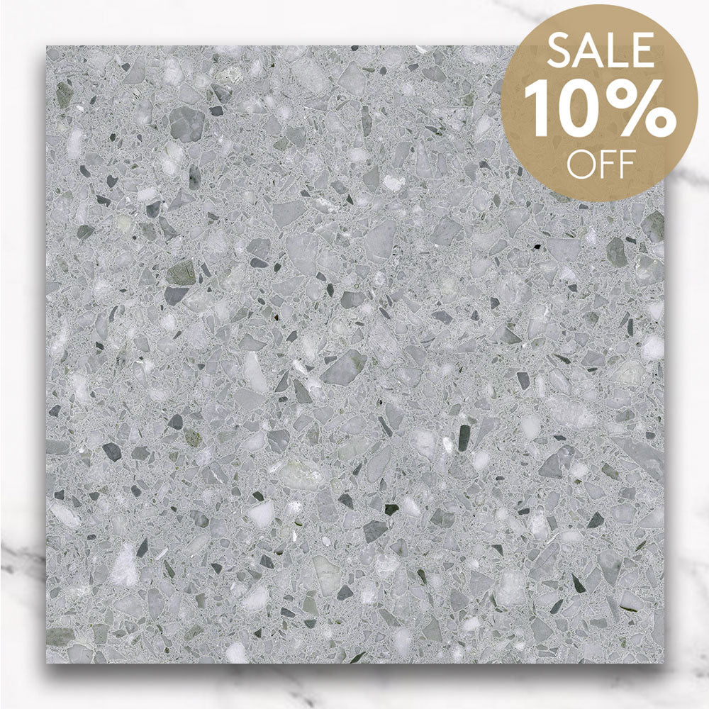 Modena Grey 300X300 Matt Terrazzo Porcelain Tile