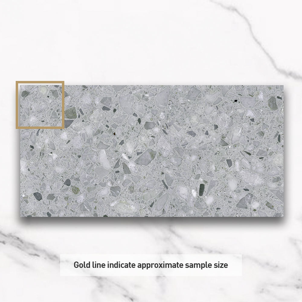 Modena Grey 300X600 Matt Terrazzo Porcelain Tile