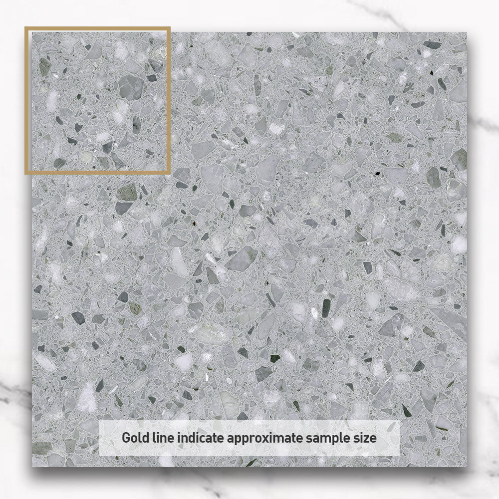 Modena Grey 600X600 Matt Terrazzo Porcelain Tile