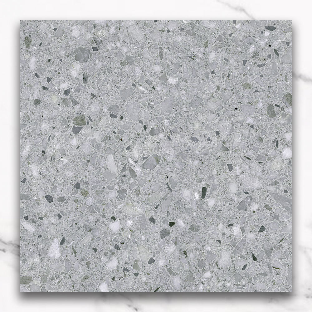 Modena Grey 600X600 Matt Terrazzo Porcelain Tile