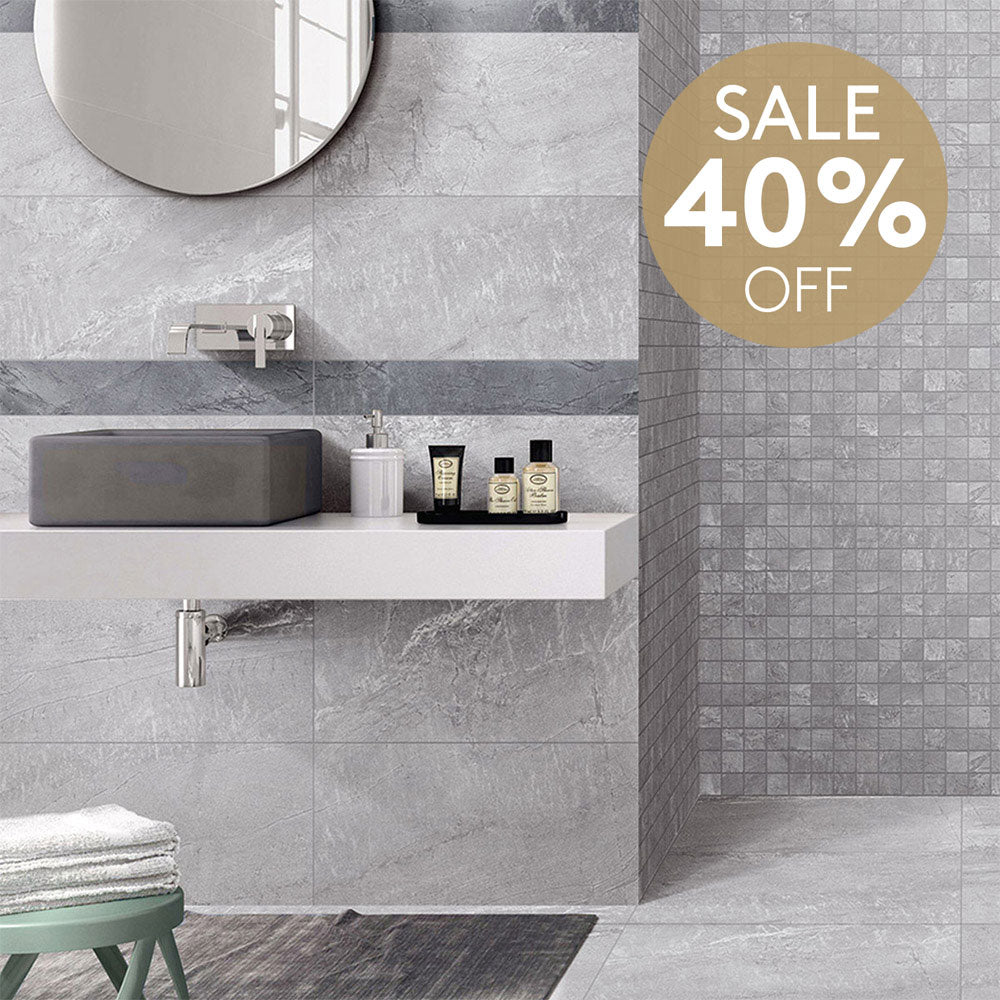 Mondial Light Grey 600x600 Stone Look Lappato Porcelain Tile