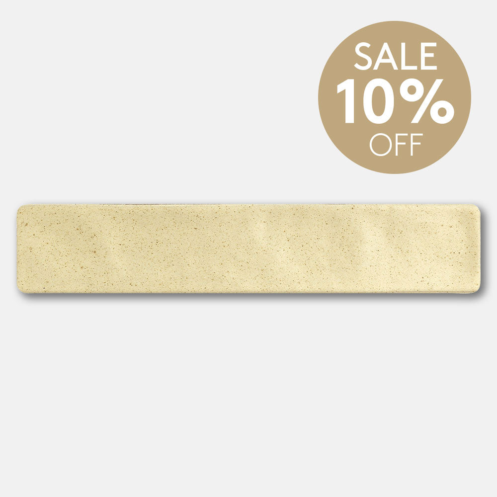 Mykonos Cream 50X250 Zellige Matt Hand Made Subway Tile