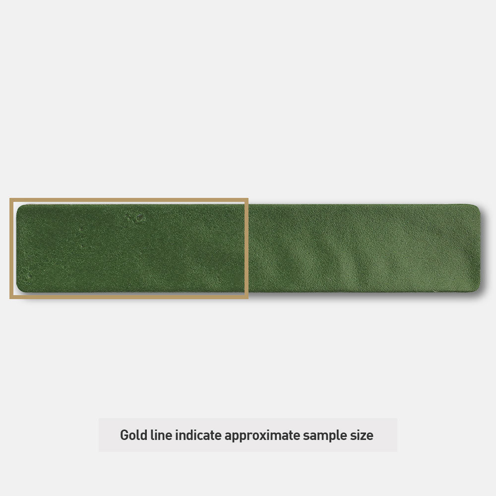 Mykonos Hunter Green 50X250 Zellige Matt Hand Made Subway Tile