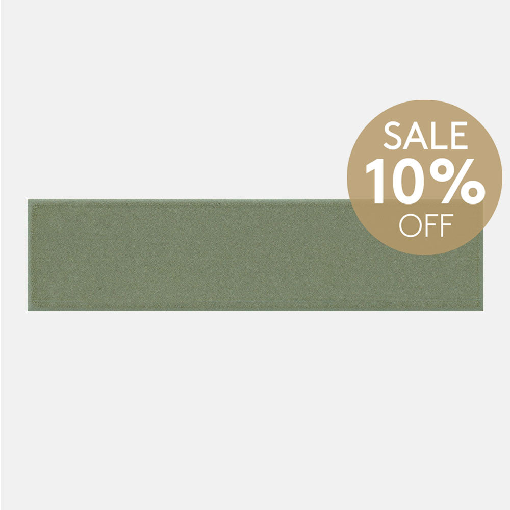 Osaka Mix Shade Forest Green 75x300 Matt Subway Tile