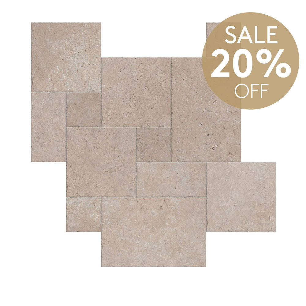 Oslo Taupe French Pattern Outdoor Porcelain Tile