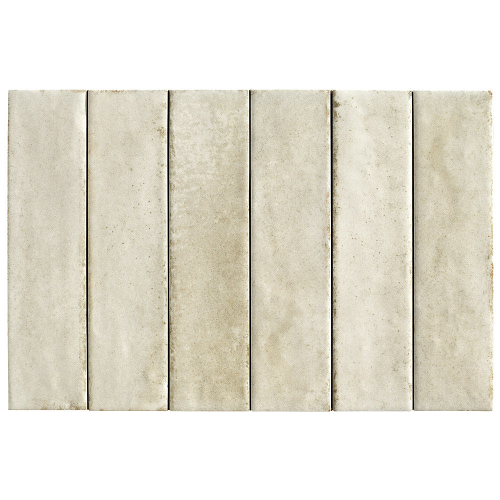 Ravello Alabaster 60x240 Zellige Matt Subway Tile