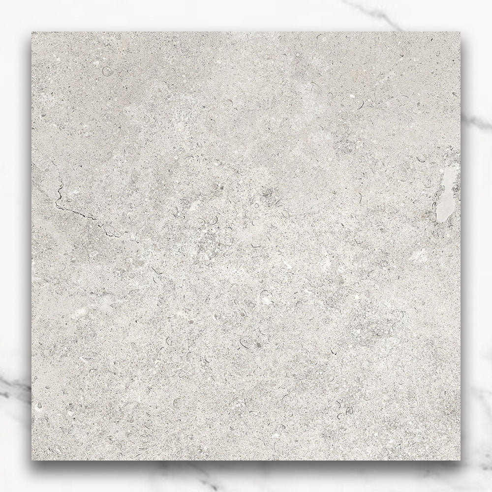Perlossa Bianco 600x600 Matt Stone Look Porcelain Tile