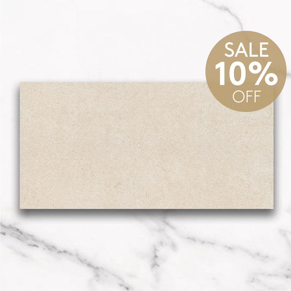 Prague Cream 350X600X20 Bullnose Concrete Look Outdoor Porcelain Tile