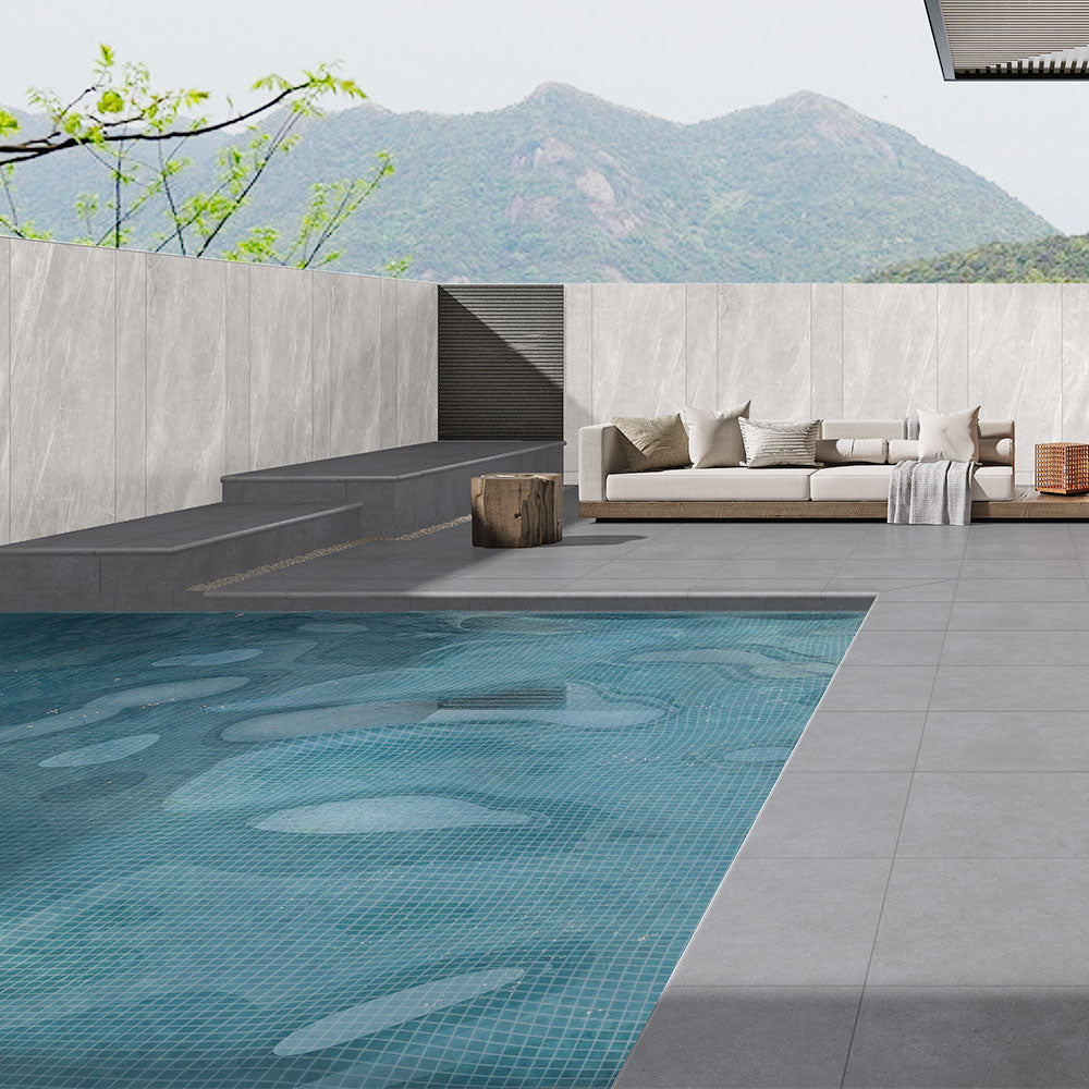 Prague Grey 600X600X20 Outdoor Concrete Look Porcelain Paver Tile