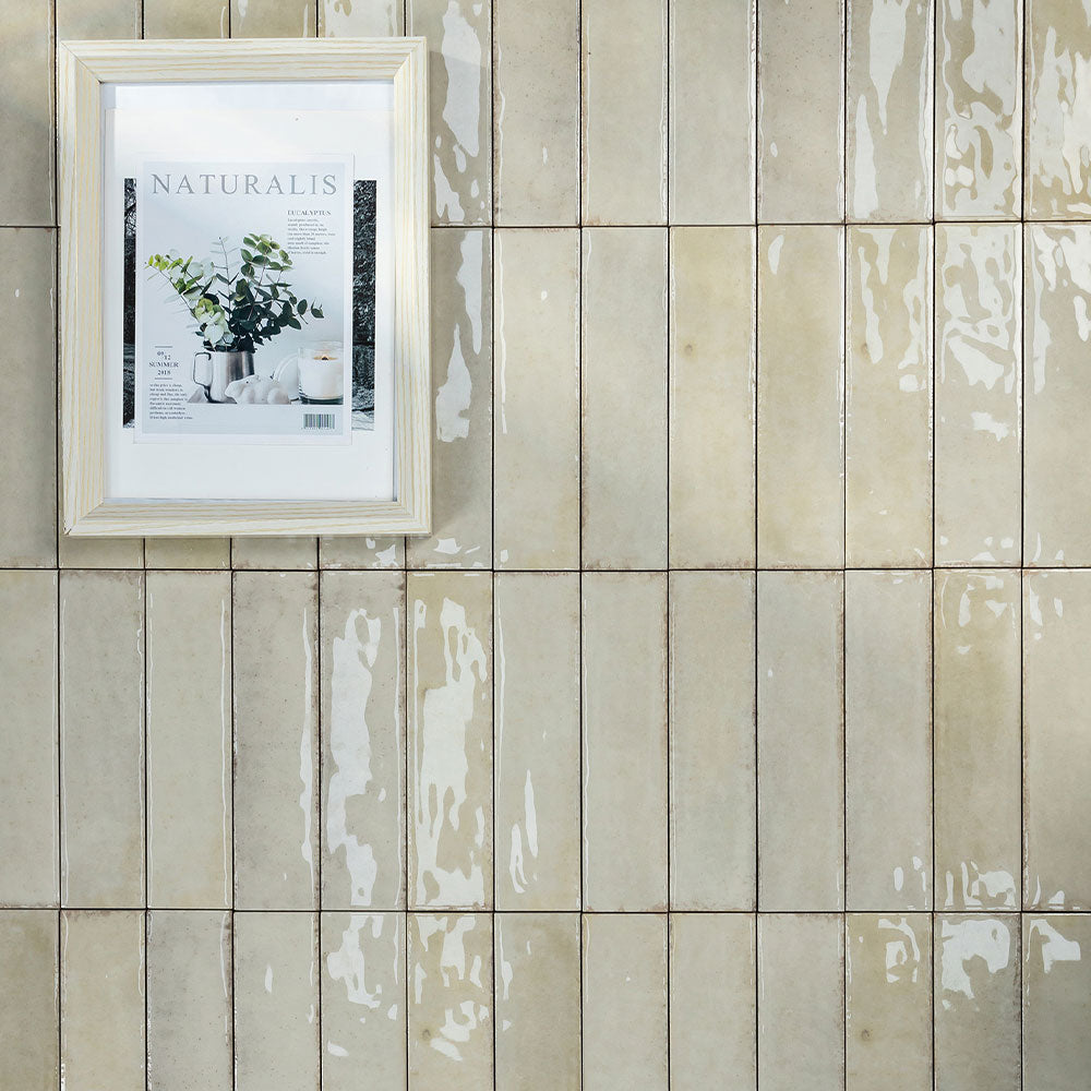 Ravello Alabaster 60x240 Zellige Gloss Subway Tile