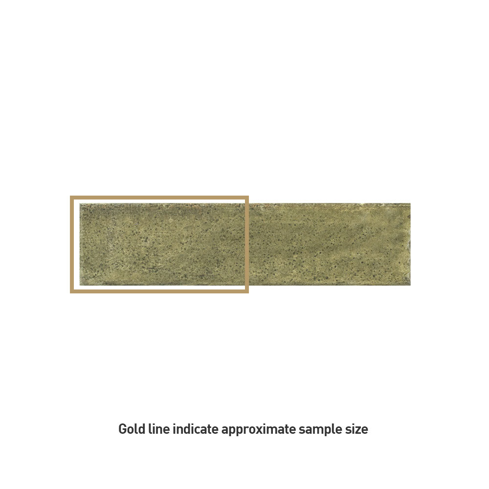 Ravello Olive Green 60x240 Zellige Matt Subway Tile