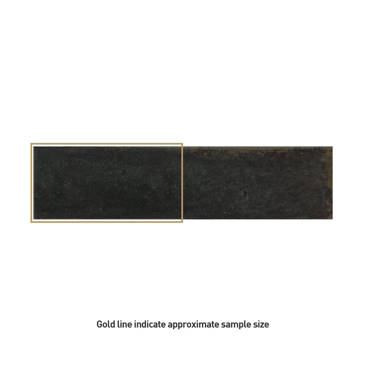 Ravello Onyx Black 60x240 Zellige Matt Subway Tile
