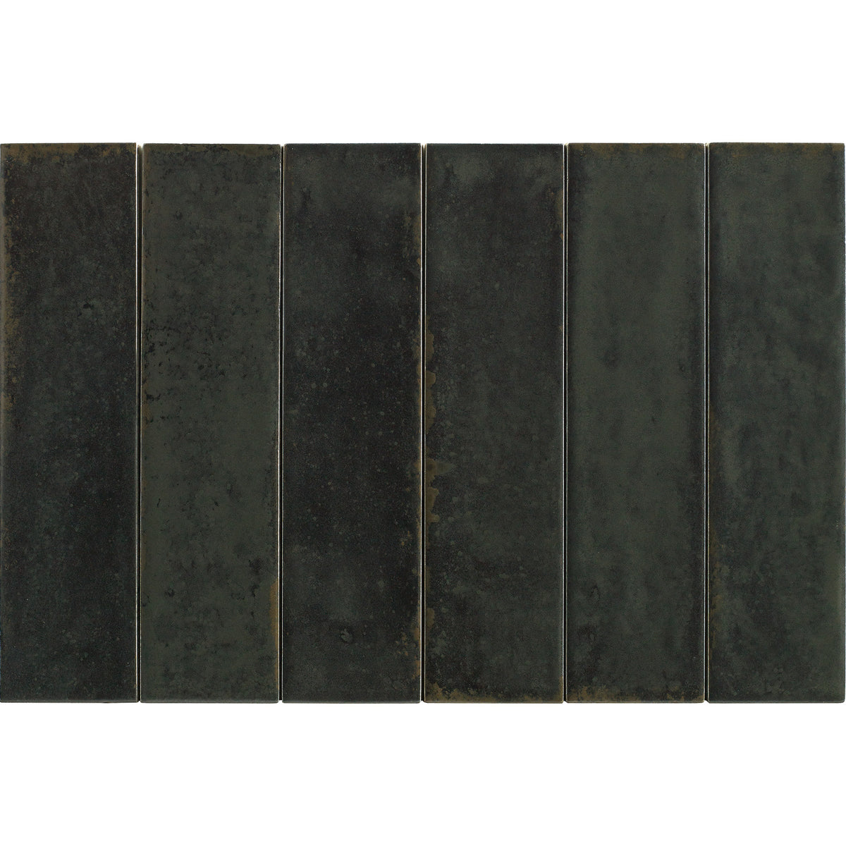 Ravello Onyx Black 60x240 Zellige Matt Subway Tile