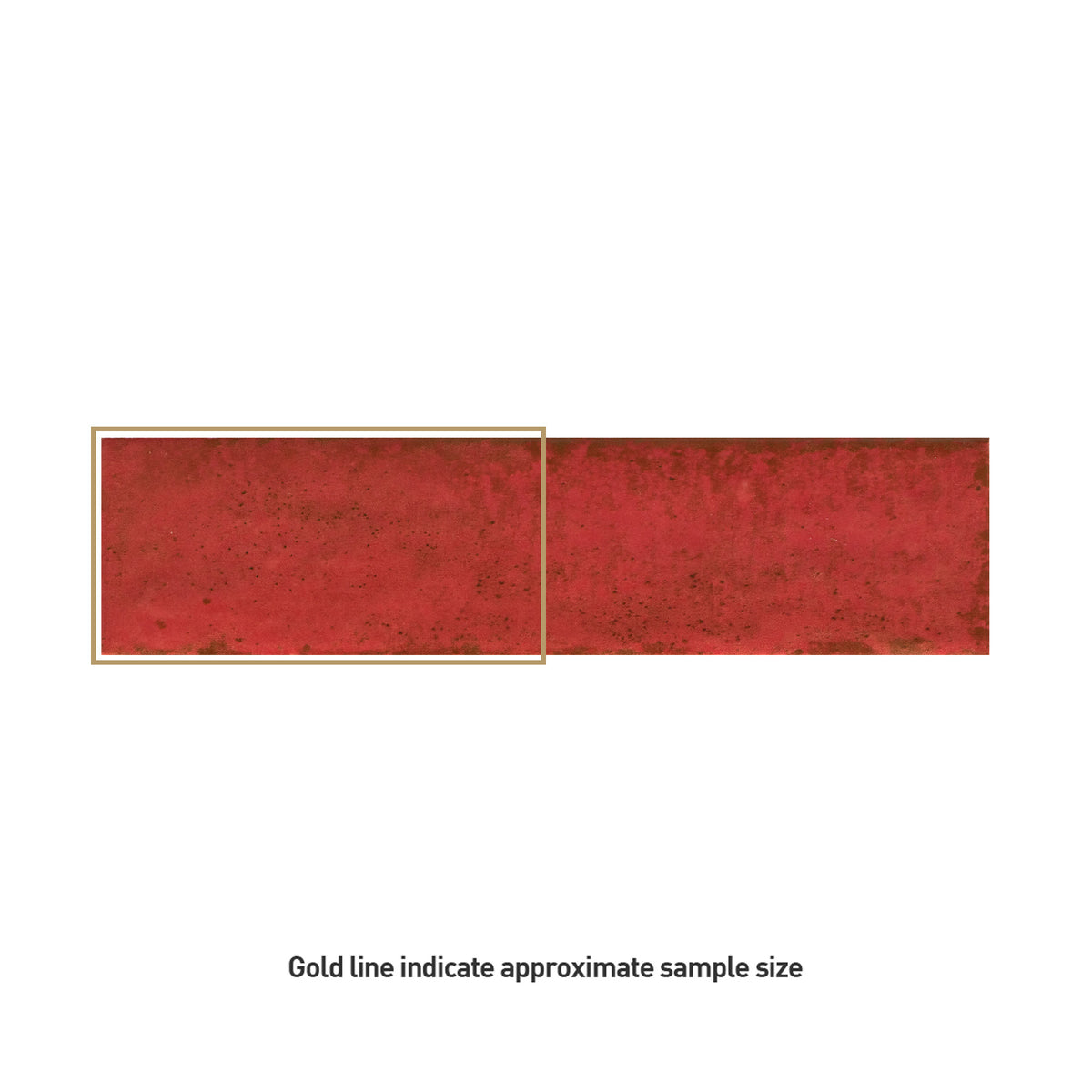 Ravello Empire Red 60x240 Zellige Matt Subway Tile