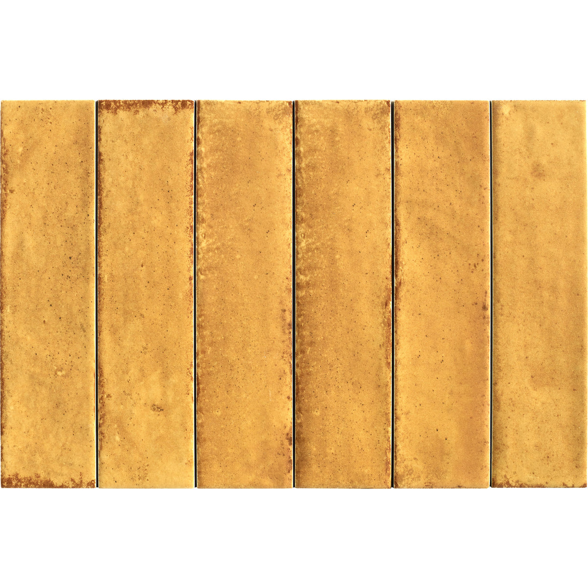 Ravello Mustard Yellow 60x240 Zellige Matt Subway Tile