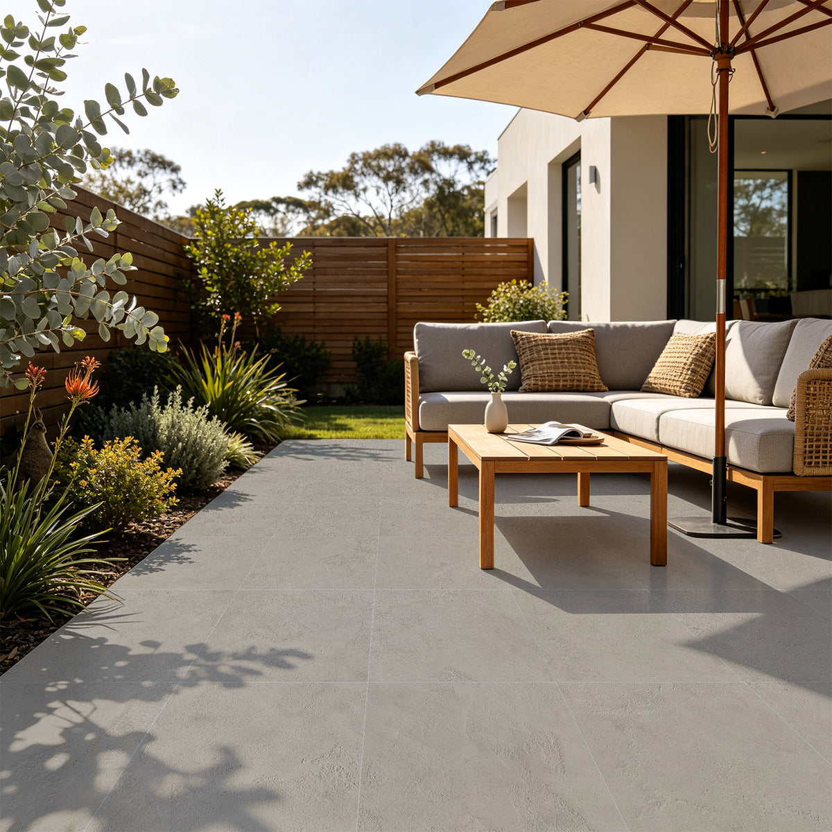 Renaissance Grey 600x600 Matt Concrete Look Porcelain Tile