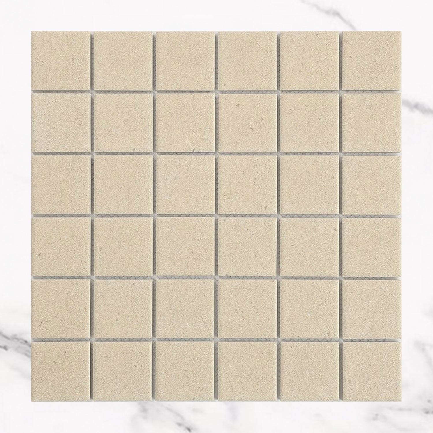 Soho Sandy Beige 48x48 Matt Porcelain Mosaic
