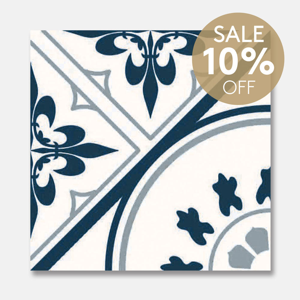 Somerset Coppin Encaustic Look 200x200 Matt Tile