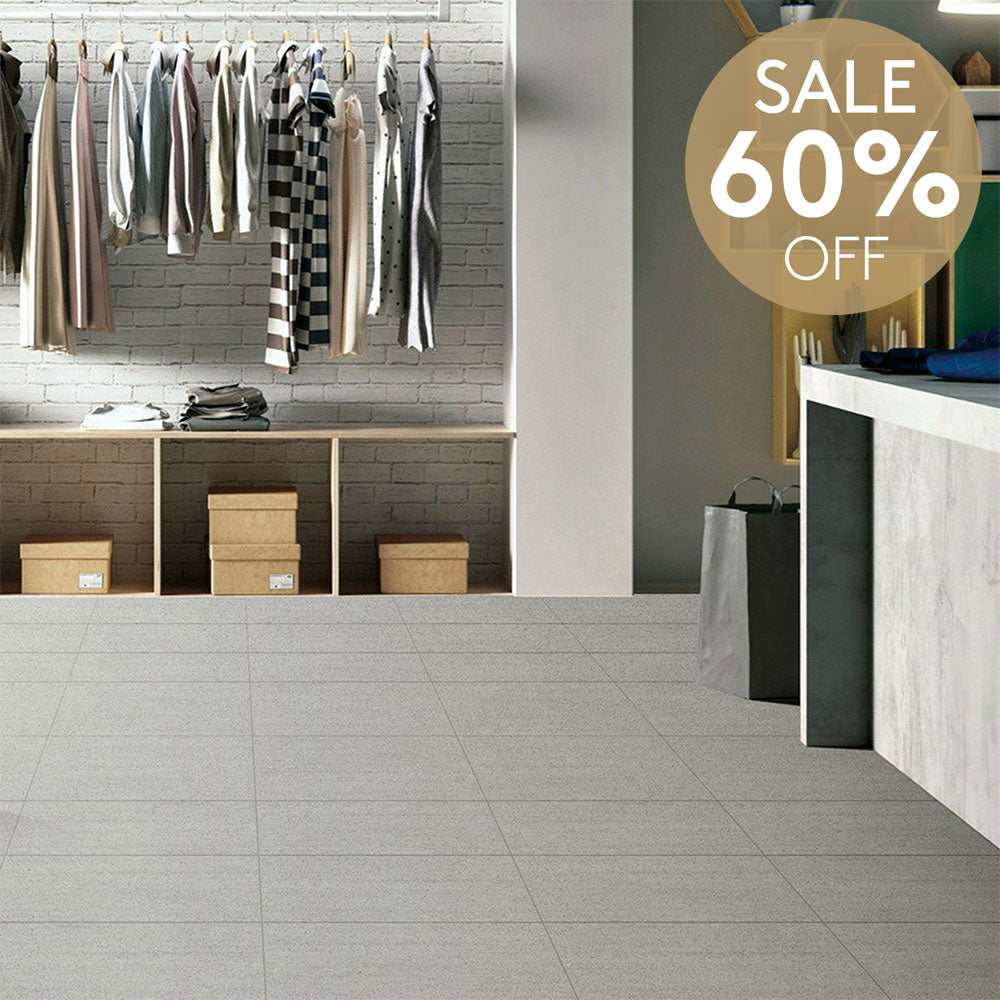 Sonata Grey 450x450 Matt Porcelain Tile