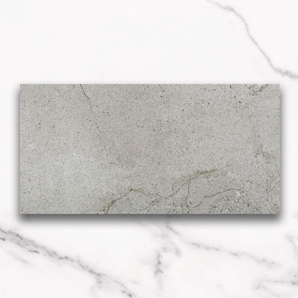 Stretto Grey 300x600 Stone Look Matt Porcelain Tile