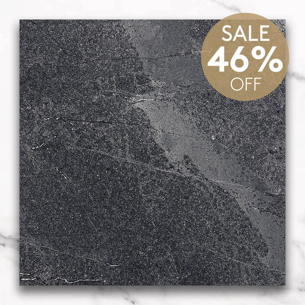 Symphony Antracita 300x300 Limestone Look Lappato Porcelain Tile
