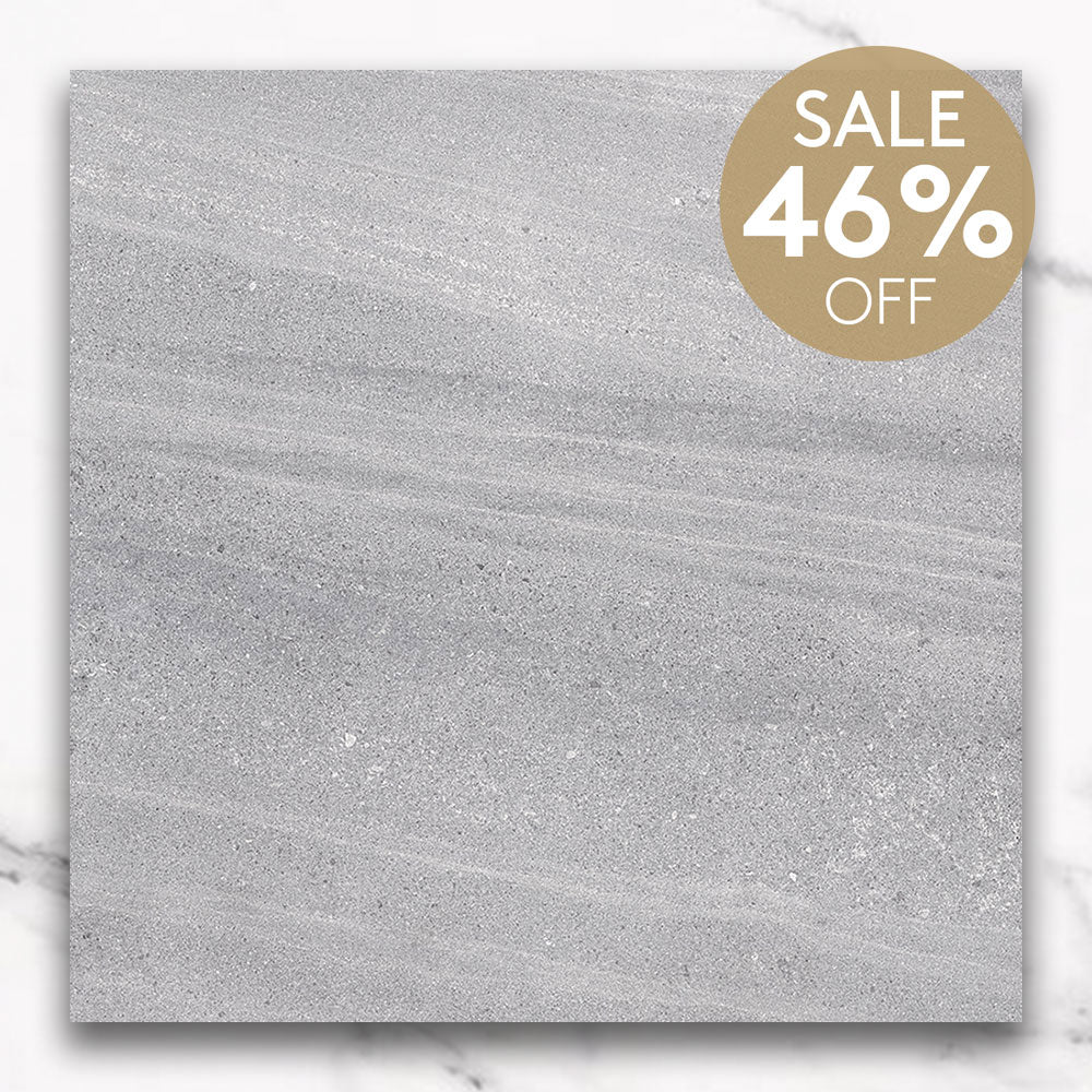 Symphony Grey 300x300 Limestone Look Lappato Porcelain Tile