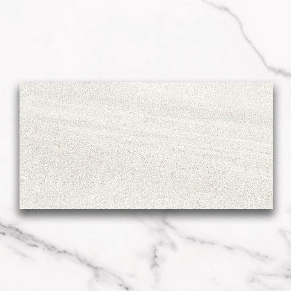 Symphony White 300x600 Limestone Look Outdoor Porcelain Tile